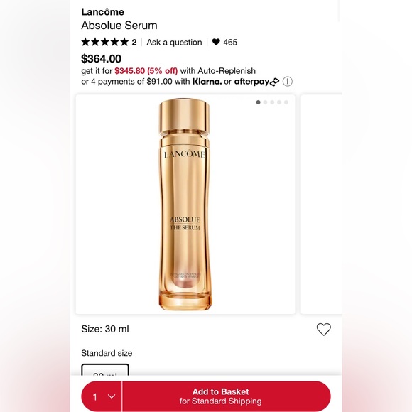 Lancome Absolue The Serum Concentrate Intensive 5ml - Picture 2 of 2